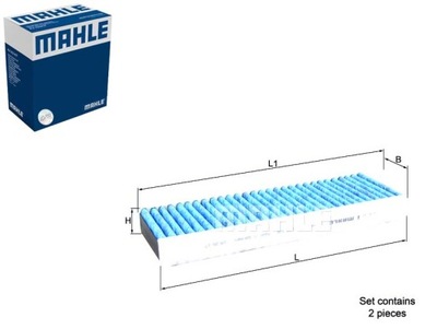 ФИЛЬТР КАБИНЫ Z WEGLEM AKTYWNYM CAREMETIX MAHLE