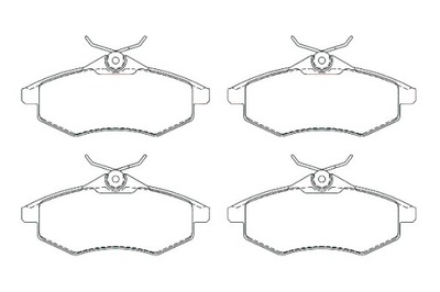 Breck гальмівні колодки гальмівні citroen c2 1.1 jm_ фото №1