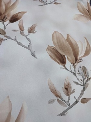 Tkanina zasłonowa w magnolie typu Velur