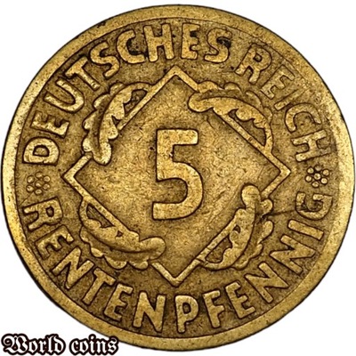 5 RENTENPFENNIG 1924 A