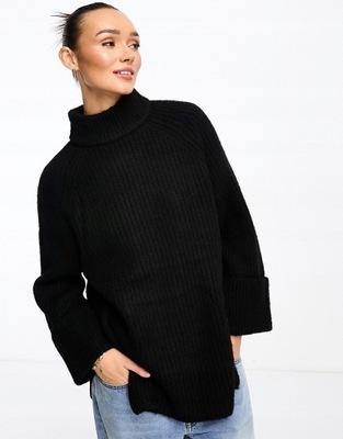 DESIGN OVERSIZOWY SWETER PRĄŻKOWANY S