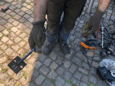 Jeep cherokee xj - трос тяга капот фото №1