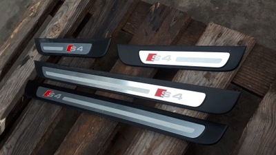 S4 b8 a4 накладки пороговые sline накладки na пороги 4x фото №1