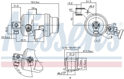 ОСУШИТЕЛЬ КОНДИЦИОНЕРА NISSENS 95023 1248300383