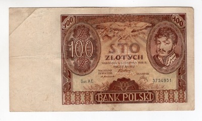 100 złotych 1932 Ser. AE.