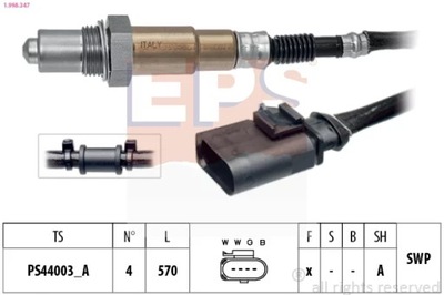 1-998-347 SONDA LAMBDA AUDI Q3 2,0TFSI 15-  