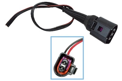 Штекер соединитель лампы габаритный do scania r mercedes actros atego volvo fh12 фото №1