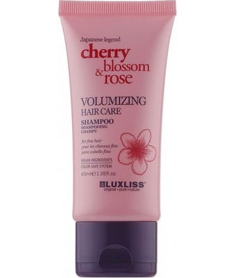 LUXLISS Cherry Blossom Szampon do włosów Objętość 40ml