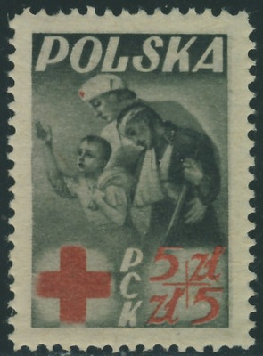 Polska 5 + 5 zł. - Czerwony Krzyż