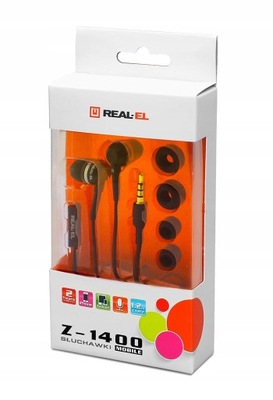 Słuchawki douszne Real EL Z-1400 MOBILE