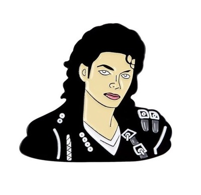 Broszka przypinka michael jackson