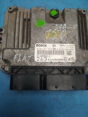 COMPUTADOR FIAT DOBLO II 1.6 0281017012 51899611  