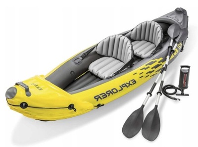 Kajak Intex 68307 Explorer K-2 osob Wiosła Kil