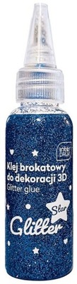 Klej Brokatowy 3D Star Niebieski 50ml Interdruk