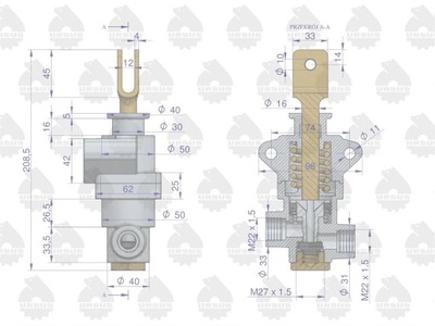 VOŽTUVAS STABDŽIŲ 42480160, 42481161 C-330 ORIGINALAS URSUS URSUS 42481000U 