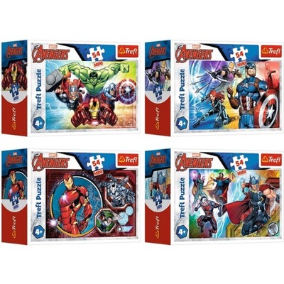 PUZZLE 54 MINI BOHATEROWIE AVENGERS