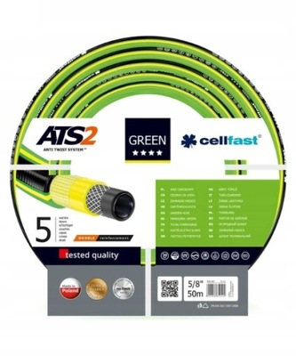 Cellfast Green ATS2 Wąż Ogrodowy 5/8" 50m