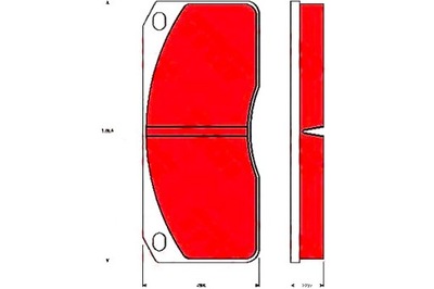 ZAPATAS DE FRENADO VOLVO FL 4 FL 6 FLC FORD CARGO 3.  