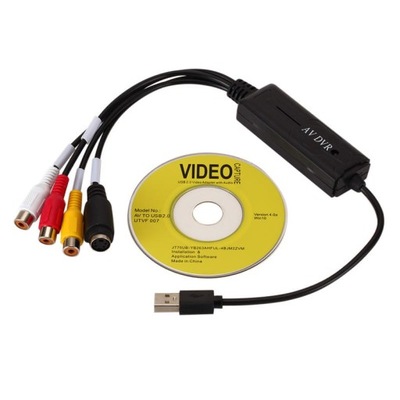 USB GRABBER z AV Chinch S-Video DVR NAGRYWANIE