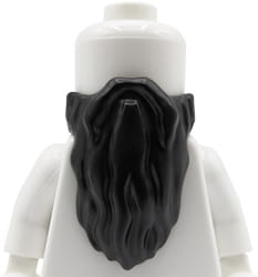 LEGO broda - czarna, długa