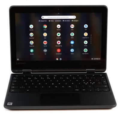 Laptop Lenovo 300e 2w1 Chromebook QUAD 32GB|IPS|DOTYK|360°|HDMI