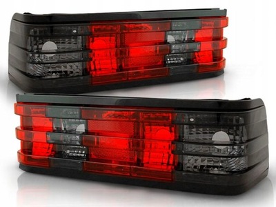 FAROS PARTE TRASERA MERCEDES W201 190 LIMPIO RED-BLACK 82-  