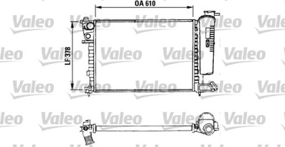 VAL730630 RADUADOR PEUGEOT 306 1,1-2,0  