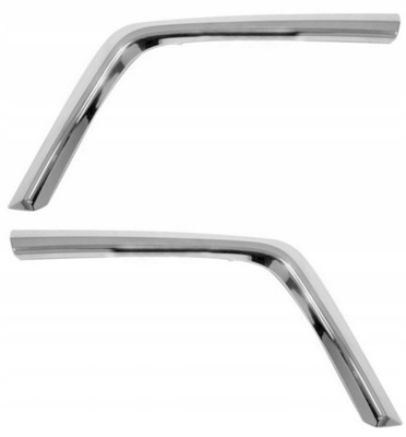 Mitsubishi asx 16- молдинг бампера хром комплект фото №1