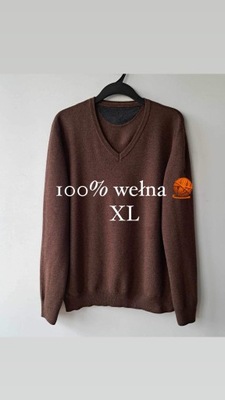 Sweter März 100% wełna XL