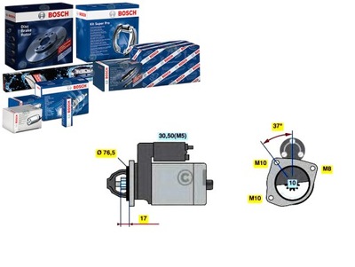 STARTERIS BOSCH M1T80681 M001T80681 23300JG70A 23 