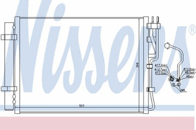 Радиатор кондиционера nissens 940252 фото №1