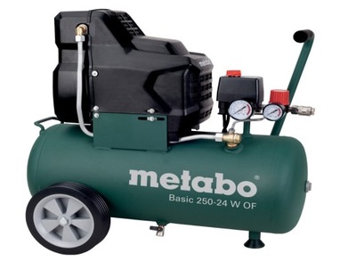 METABO BASIC 250-24 W OF SPRĘŻARKA BEZOLEJOWA KOMPRESOR 8 bar