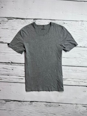 HUGO BOSS KOSZULKA MĘSKA SZARA T-SHIRT BASIC