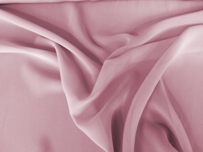 szyfon jasne różowy gładki tkanina cienka 1mb