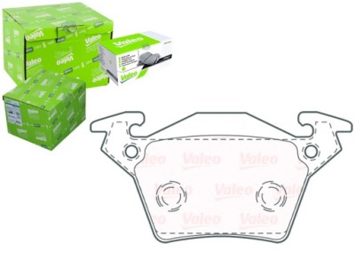 Valeo 598301 тормозные колодки тормозные задние фото №1
