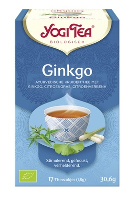 Herbata GINGKO Miłorząb Japoński BIO - Yogi Tea