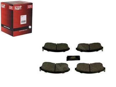 Гальмівні колодки гальмівні перед tiida 1.5dt 07- hart фото №1