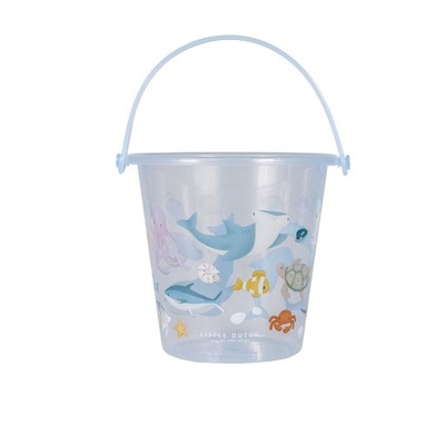 Little Dutch: plastikowe wiaderko do zabawy Blue 19 cm