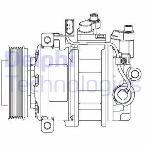 CS20475/DEL COMPRESOR KLIM.AUDI Q7 04-  