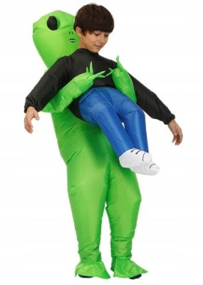 PRZEBRANIE DMUCHANY STRÓJ KOSMITA ALIEN KOSTIUM DLA DOROSŁYCH