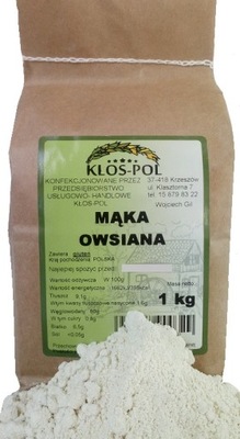 Mąka owsiana KŁOS-POL - 1 kg