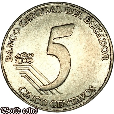 5 CENTAVOS 2003 EKWADOR