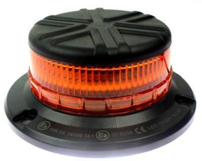 Лампа предупредительная led kogut 12v 24v na магнит фото №1