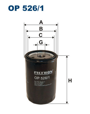 FILTRON FILTR OLEJU OP526/1 AUDI SKODA SEAT VW