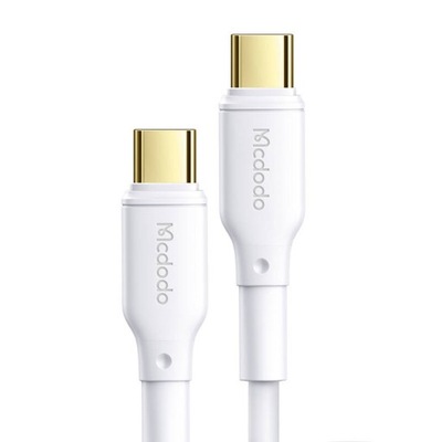 WYTRZYMAŁY KABEL MCDODO CA-8350 USB-C / USB-C, 100W, 1,2M (BIAŁY)