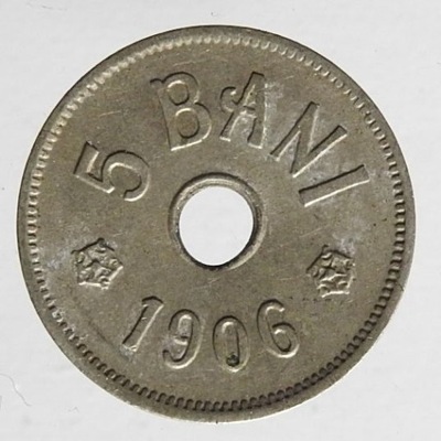 C73. RUMUNIA 5 BANI 1906 J