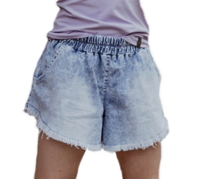 Krótkie spodenki szorty jeans All For Kids 116 122