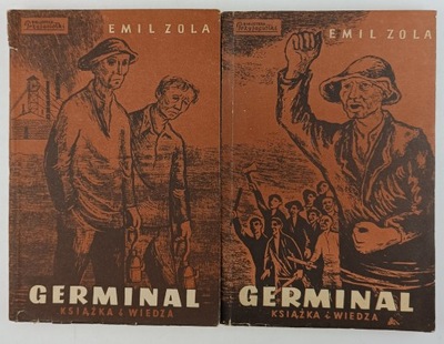 Germinal komplet 2 tomów Emil Zola