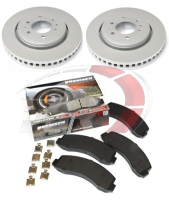 Ford f-150 2010-2020 гальмівні диски + гальмівні колодки гальмівні перед фото №1