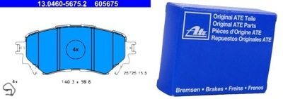 Ate гальмівні колодки гальмівний. mazda 6 12- перед 13.0460-567 фото №1